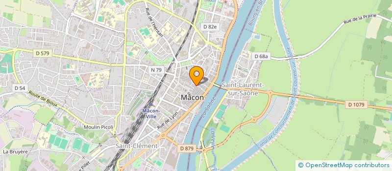 localisation de l'entreprise ORIANA à MACON