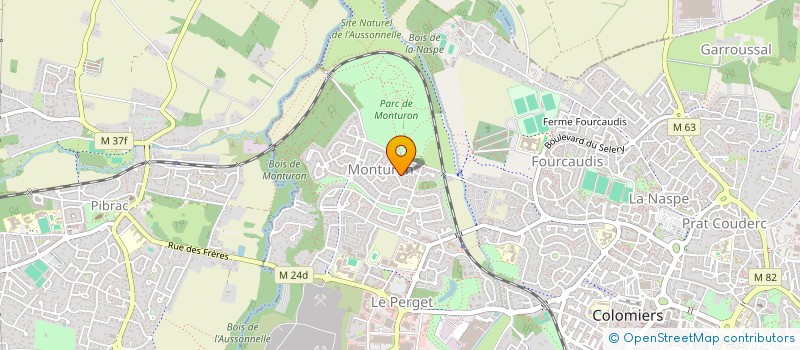 localisation de l'entreprise ORIANDRE à COLOMIERS