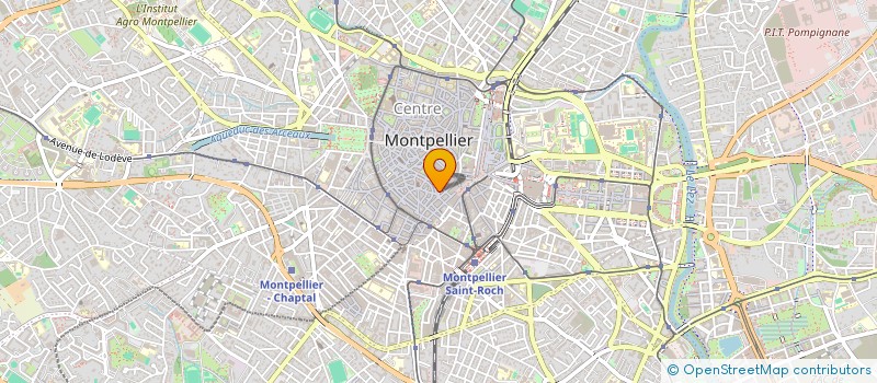 localisation de l'entreprise ORIANE à MONTPELLIER