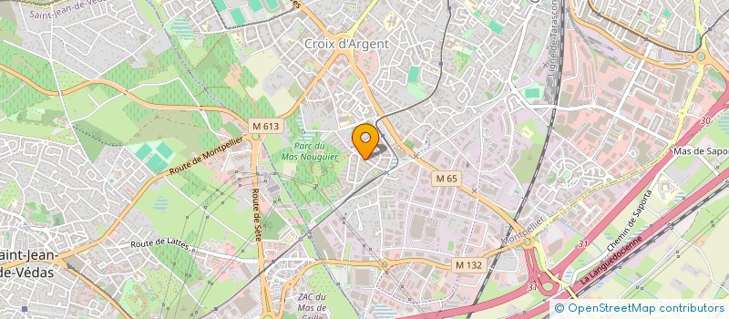 localisation de l'entreprise ORIANE à MONTPELLIER