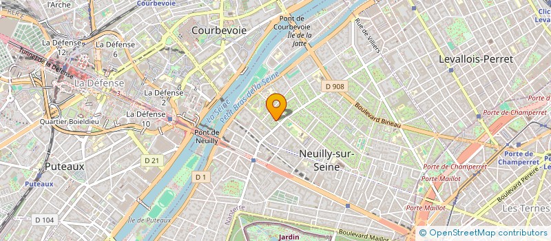 localisation de l'entreprise ORIANE CONSULTING à NEUILLY-SUR-SEINE