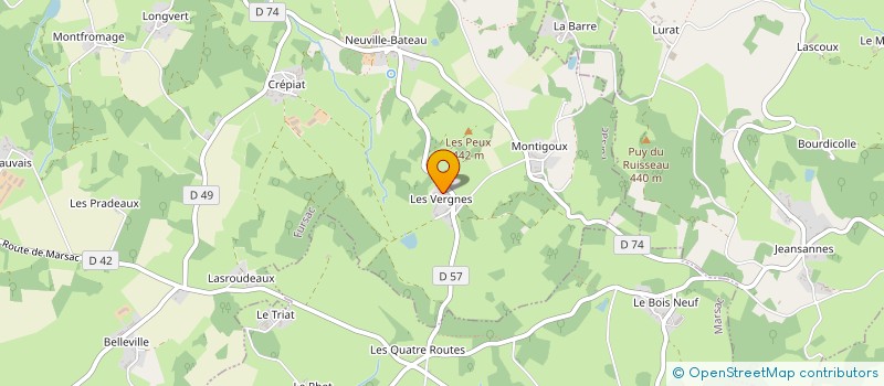 localisation de l'entreprise ORIANSA CAPITAL à FURSAC