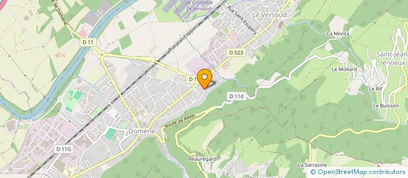 localisation de l'entreprise ORIBAT SARL à LE VERSOUD