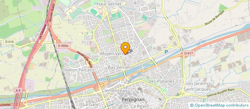 localisation de l'entreprise ORIBELULO SAS à PERPIGNAN