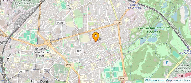 localisation de l'entreprise ORIBIKY  STAINS