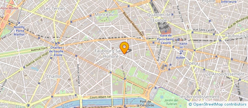 localisation de l'entreprise ORIC  PARIS