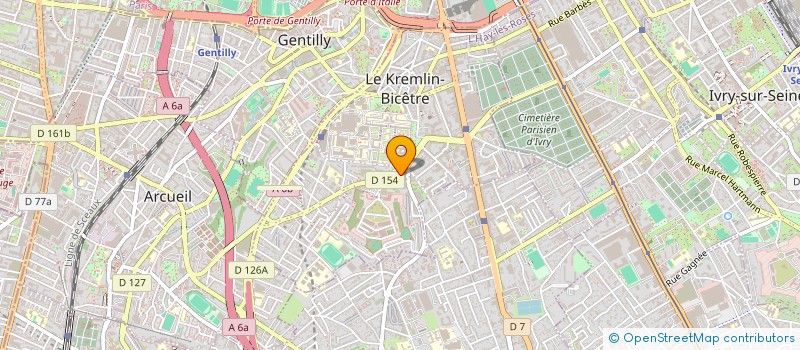 localisation de l'entreprise ORIDICI  LE KREMLIN-BICETRE