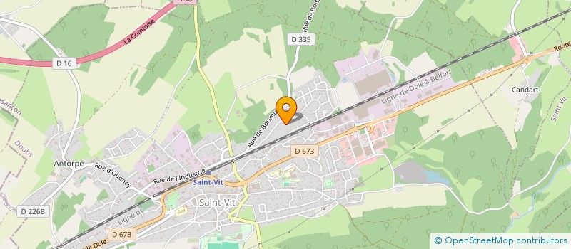 localisation de l'entreprise ORIDIS EQUIPEMENT à SAINT-VIT