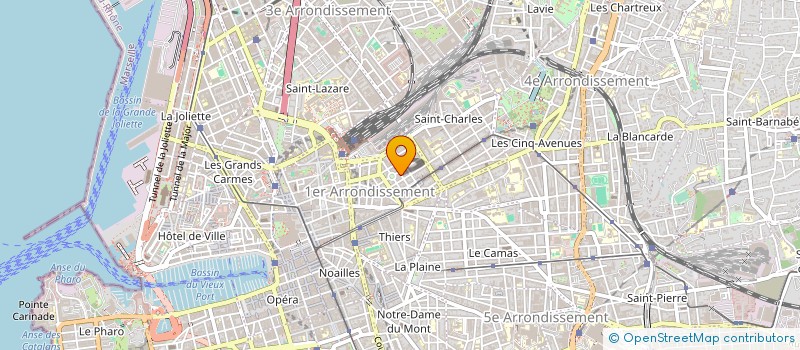 localisation de l'entreprise ORIEL à MARSEILLE