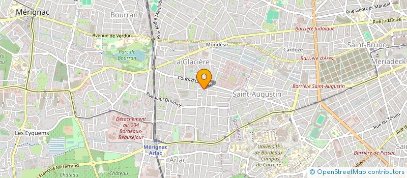 localisation de l'entreprise ORIEMY  MERIGNAC