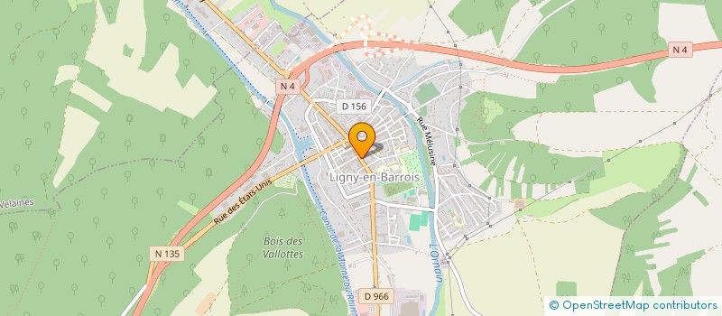 localisation de l'entreprise ORIEN'THE à LIGNY-EN-BARROIS