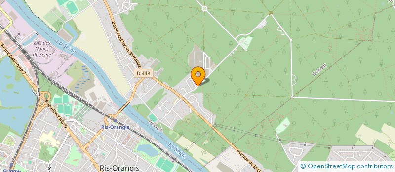 localisation de l'entreprise ORIENCE à DRAVEIL