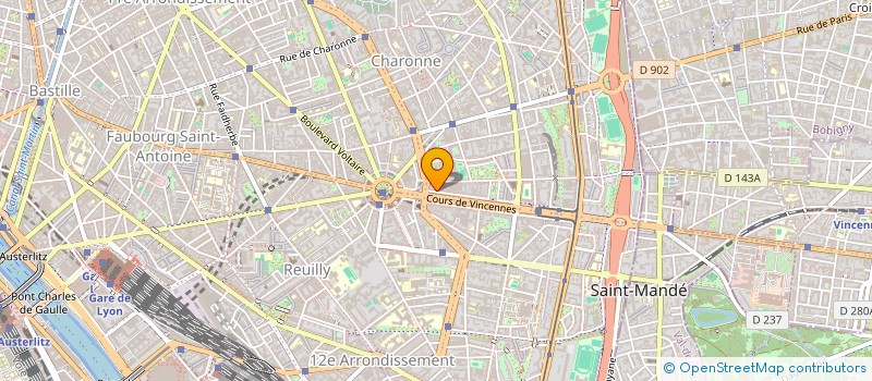 localisation de l'entreprise ORIENT  PARIS