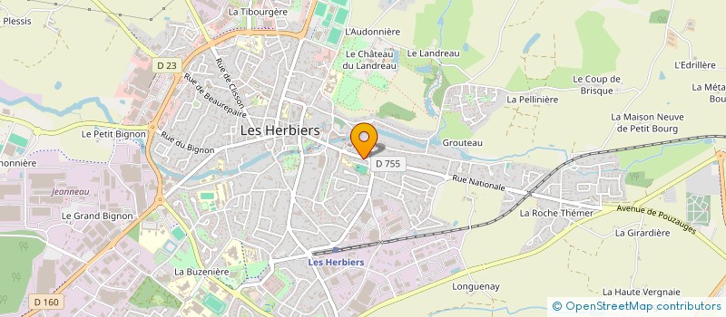 localisation de l'entreprise ORIENT 85  LES HERBIERS