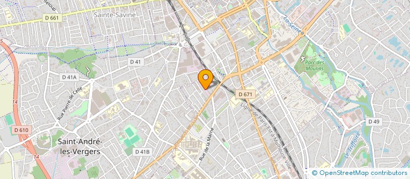 localisation de l'entreprise ORIENT'ALZINA à TROYES