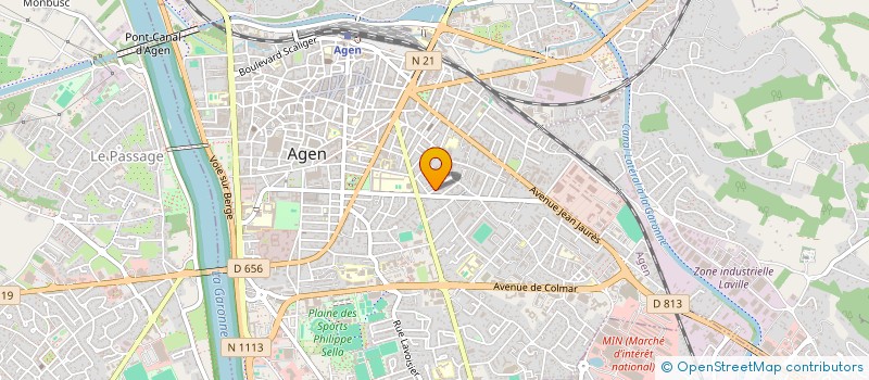 localisation de l'entreprise ORIENT ART DANSES ET CULTURE ORIENTALE  AGEN