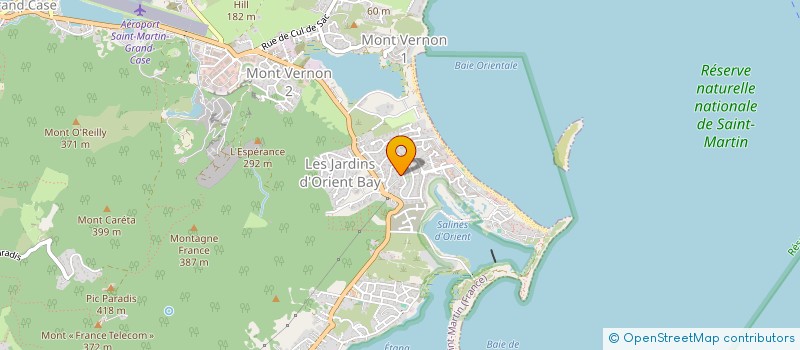 localisation de l'entreprise ORIENT BAY SPORT NAUTIQUE  SAINT MARTIN