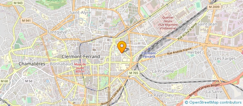 localisation de l'entreprise ORIENT CARGO SHIPPING - OCS à CLERMONT-FERRAND