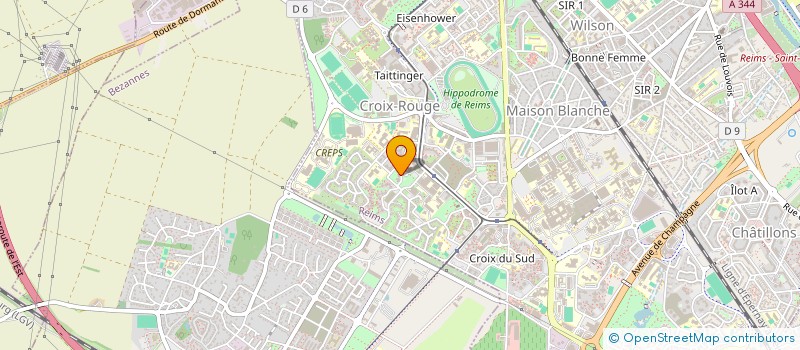 localisation de l'entreprise ORIENT DEVEL AUTO SOLUT  REIMS