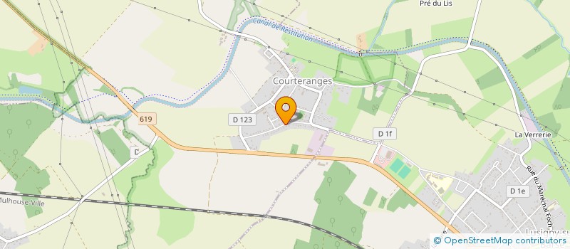 localisation de l'entreprise ORIENT DEVELOPPEMENT  COURTERANGES