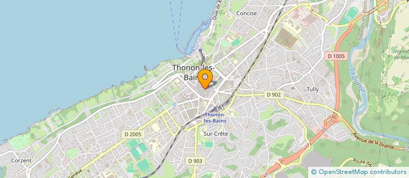 localisation de l'entreprise ORIENT ESPRESSO à THONON-LES-BAINS