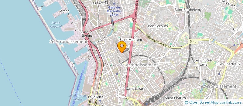 localisation de l'entreprise ORIENT-ET-VOUS à MARSEILLE