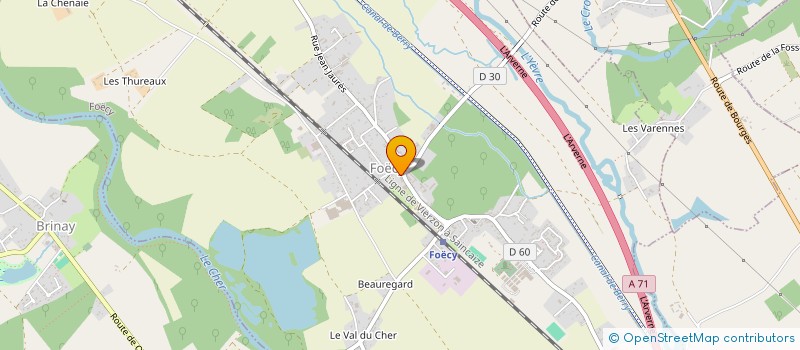 localisation de l'entreprise ORIENT EXPRESS ALIMENTATION GENERALE  VIERZON