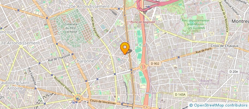 localisation de l'entreprise ORIENT FOOD  PARIS