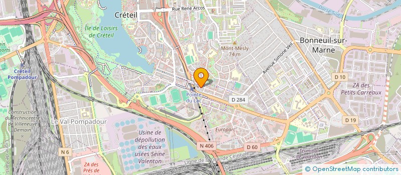 localisation de l'entreprise ORIENT FUNERAIRE AL WASSIA  CRETEIL