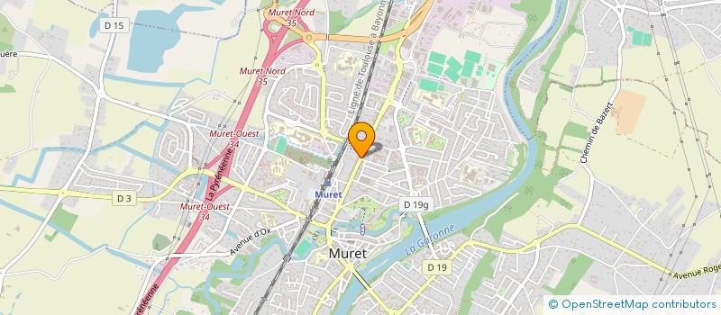 localisation de l'entreprise ORIENT HAL DISCOUNT à MURET