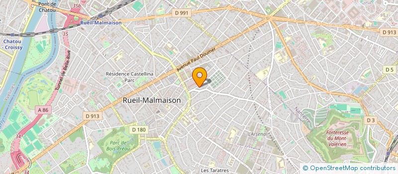 localisation de l'entreprise ORIENT IMMO à RUEIL-MALMAISON