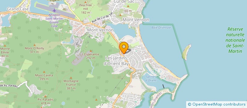 localisation de l'entreprise ORIENT INVEST à SAINT MARTIN