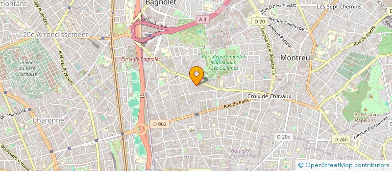 localisation de l'entreprise ORIENT MAGHREB à MONTREUIL