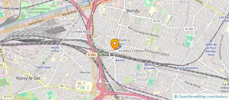 localisation de l'entreprise ORIENT MEDICAL SERVICES  BONDY