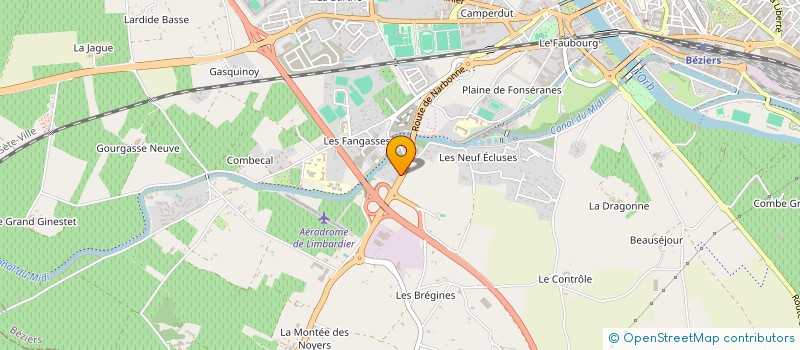 localisation de l'entreprise ORIENTAL AGENCY à BEZIERS