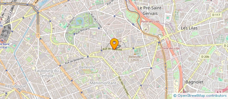 localisation de l'entreprise ORIENTAL ART à PARIS