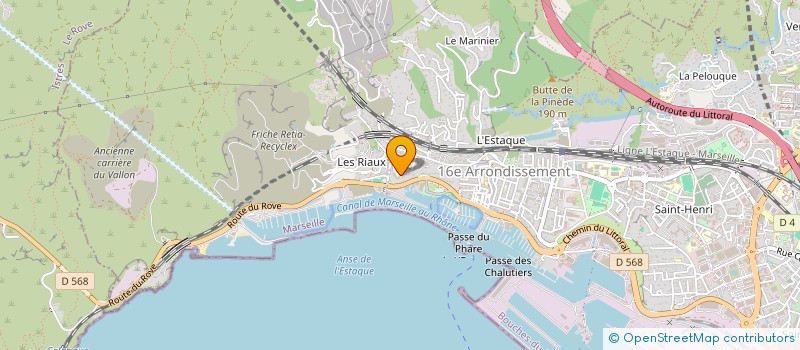 localisation de l'entreprise ORIENTAL CONTACT à MARSEILLE
