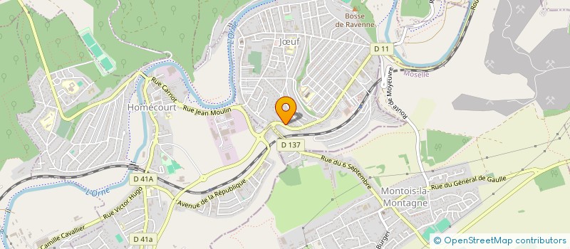 localisation de l'entreprise ORIENTAL D OR  JUF