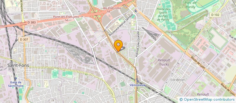 localisation de l'entreprise ORIENTAL DISCOUNT  VENISSIEUX