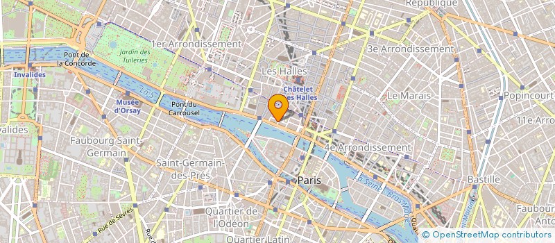 localisation de l'entreprise ORIENTAL FRUITS ET LEGUMES à PARIS