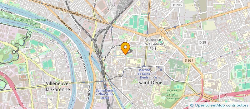 localisation de l'entreprise ORIENTAL PIZZA à SAINT-DENIS