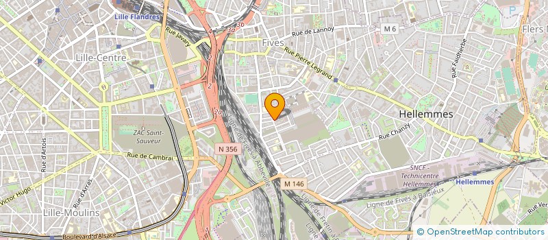 localisation de l'entreprise ORIENTAL SERVICES à LILLE