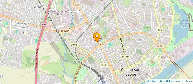 localisation de l'entreprise ORIENTAL SHOP  CHALON-SUR-SAONE