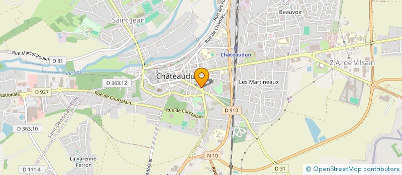 localisation de l'entreprise ORIENTALE 28 SARL à CHATEAUDUN