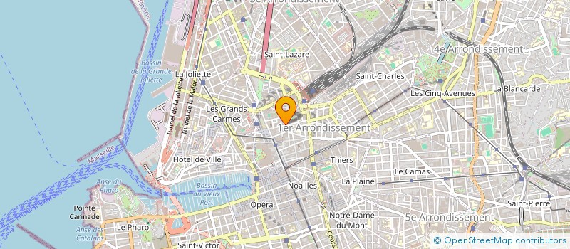 localisation de l'entreprise ORIENTALE à MARSEILLE