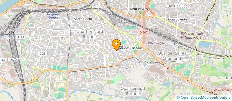 localisation de l'entreprise ORIENTALE COIFFURE  AVIGNON