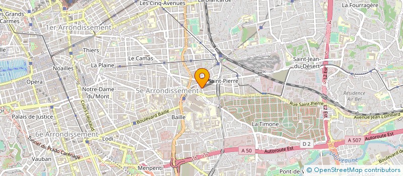 localisation de l'entreprise ORIENTALE LA TIMONE à MARSEILLE