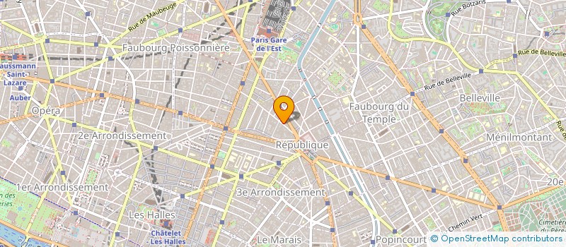 localisation de l'entreprise ORIENTALE MAGHREBINE  PARIS