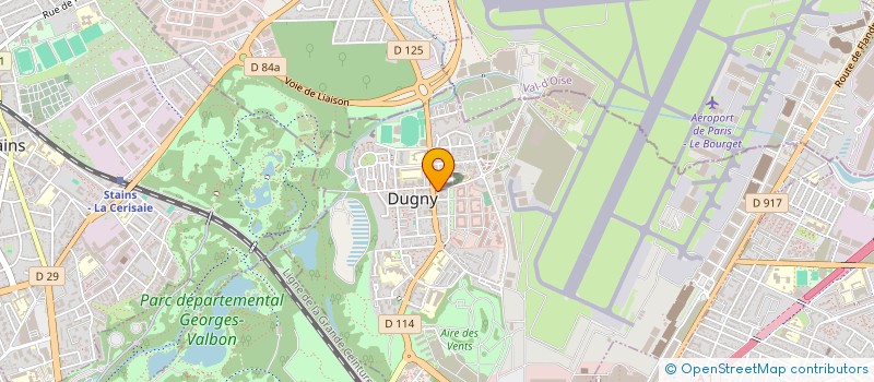 localisation de l'entreprise ORIENTALYS BEAUTE à DUGNY