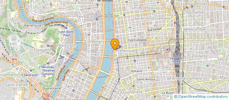 localisation de l'entreprise ORIENTAT PROFESSIONNEL UNIVERS SCOLAIRE  LYON